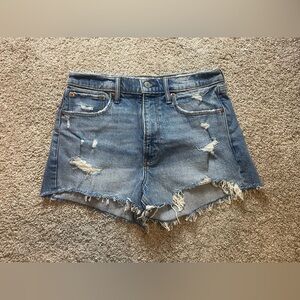 Abercrombie & Fitch Blue Jean Shorts